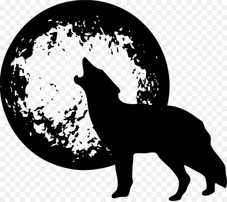 Loup，Lune PNG