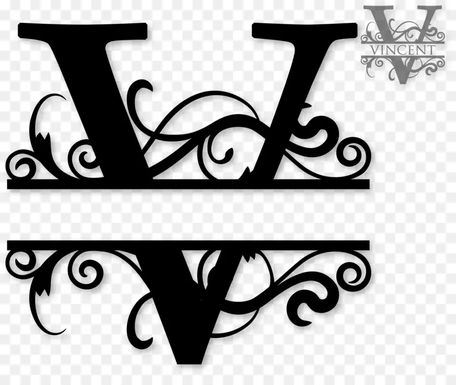 Lettre V，Monogramme PNG