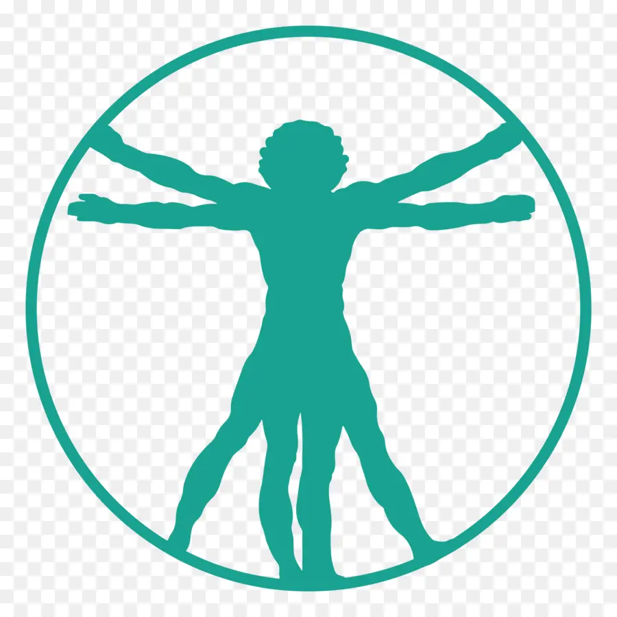 L Homme De Vitruve，Silhouette PNG