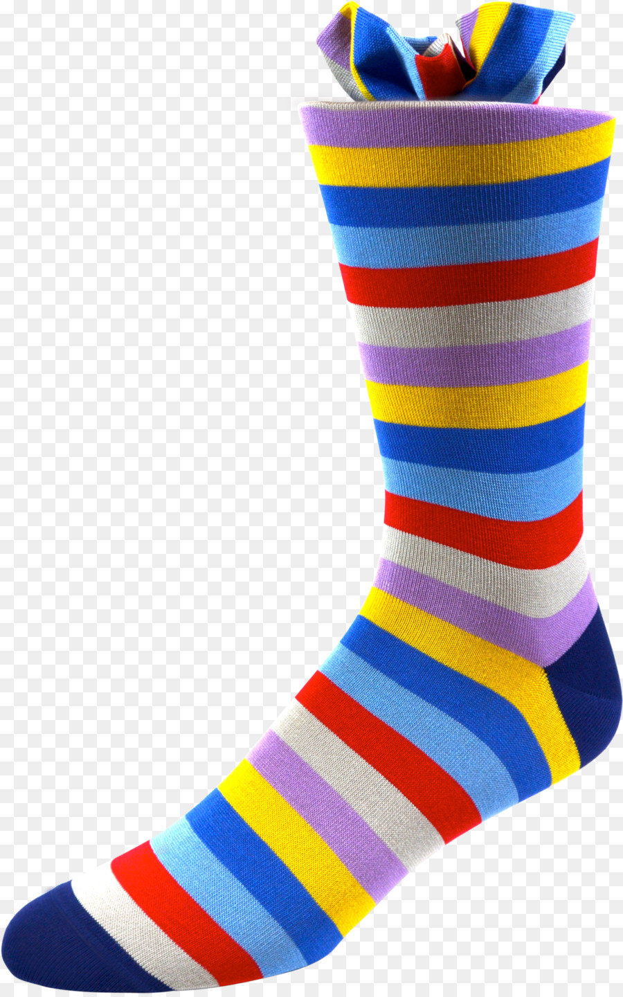 Chaussette Rayée，Coloré PNG