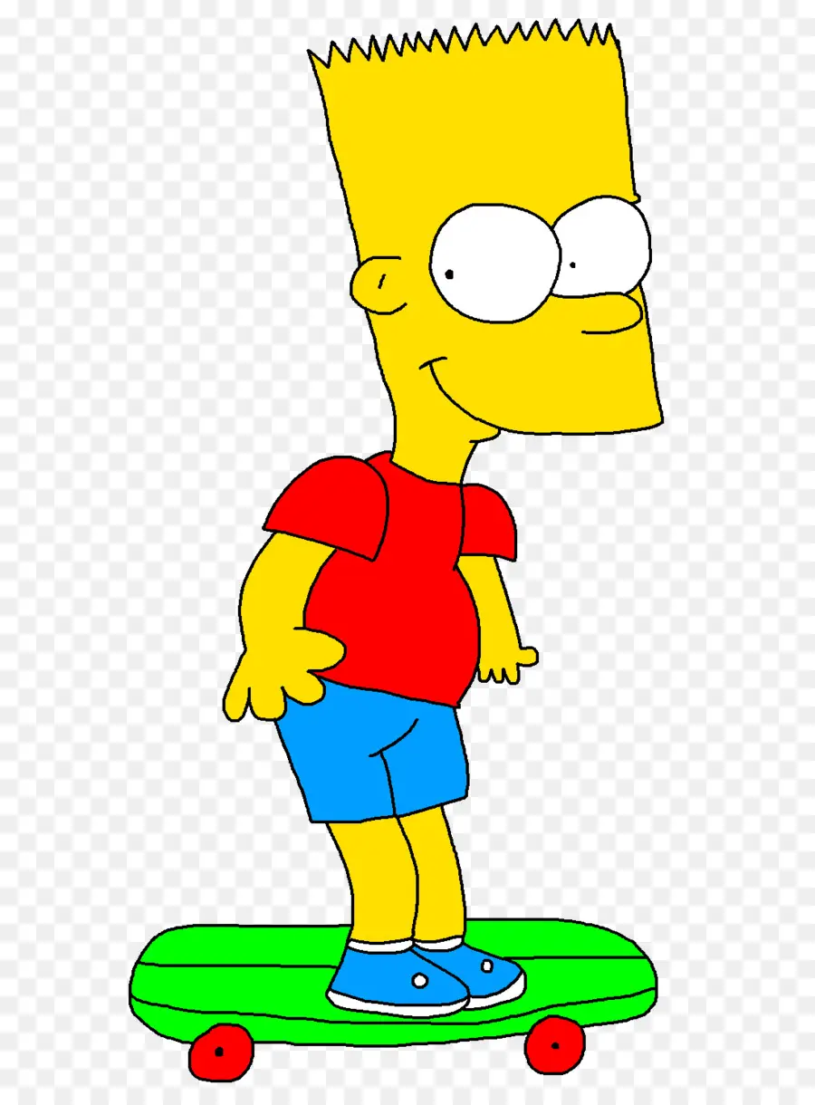 Bart Simpson，Skateboard PNG