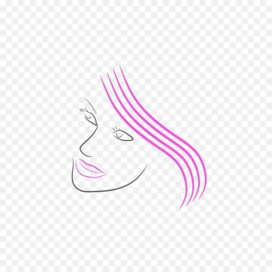 Contour Du Visage，Femme PNG