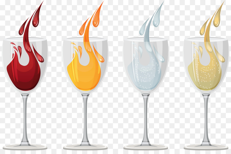 Verres à Vin Avec Flammes，Vin PNG