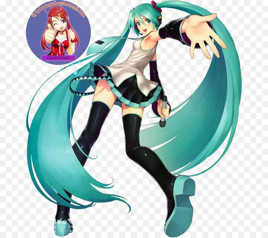 Hatsune Miku，Bonne Compagnie De Sourire PNG