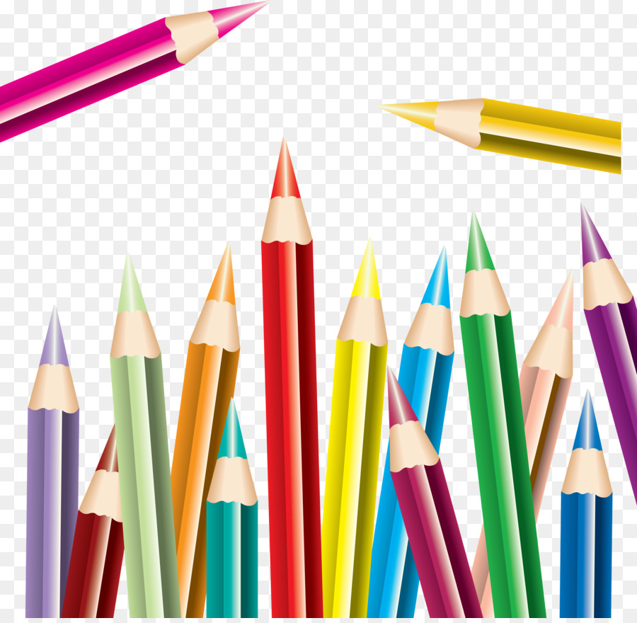 Crayons Colorés，Dessin PNG