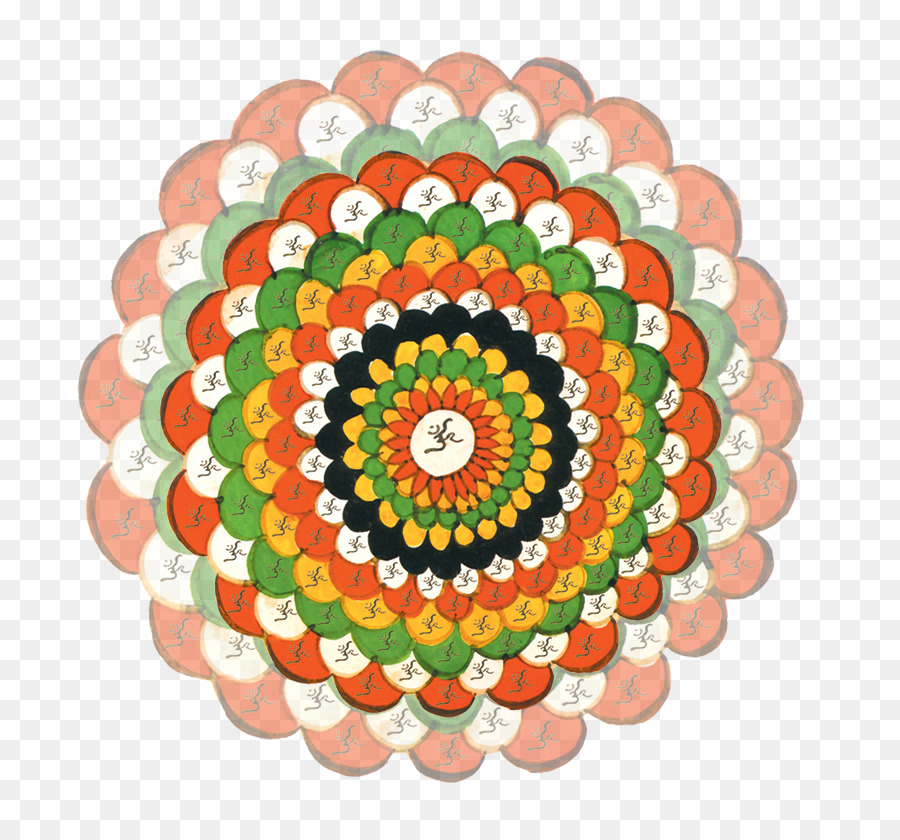 Mandala Coloré，Circulaire PNG