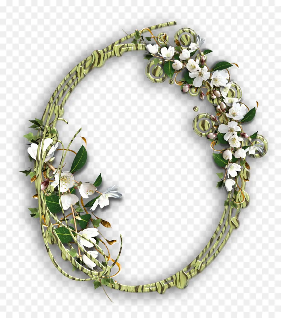 Couronne Florale，Fleurs PNG