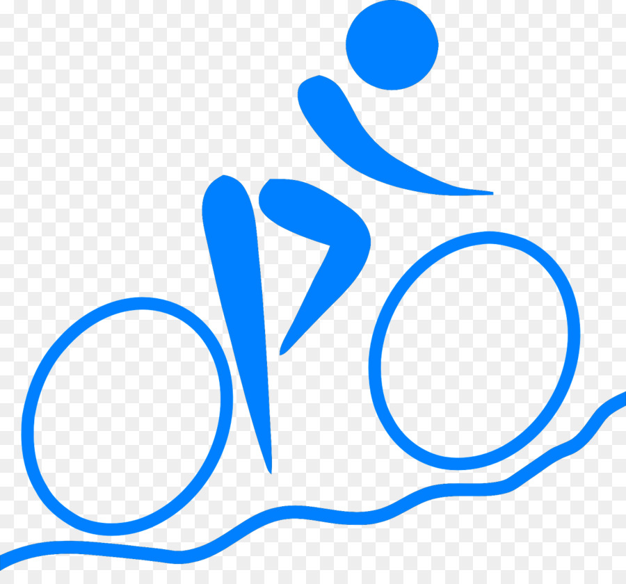 Cycliste Bleu，Vélo PNG