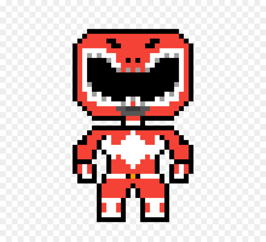 Caractère De Pixels，Rouge PNG