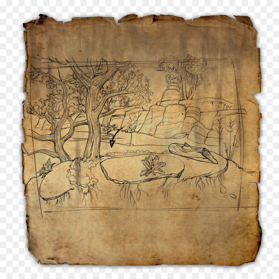Elder Scrolls Morrowind En Ligne，Carte Au Trésor PNG