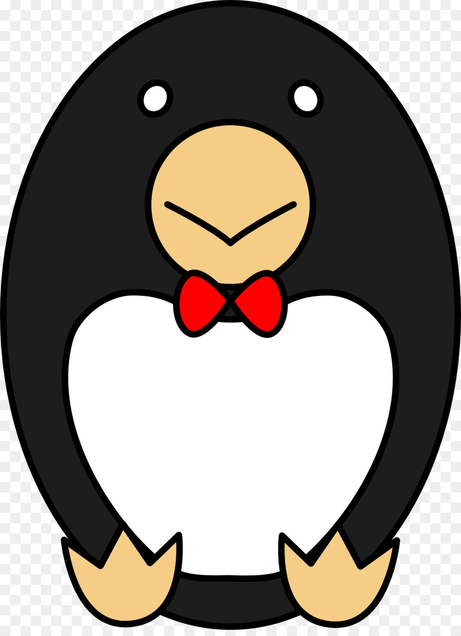 Pingouin，Noeud Papillon PNG