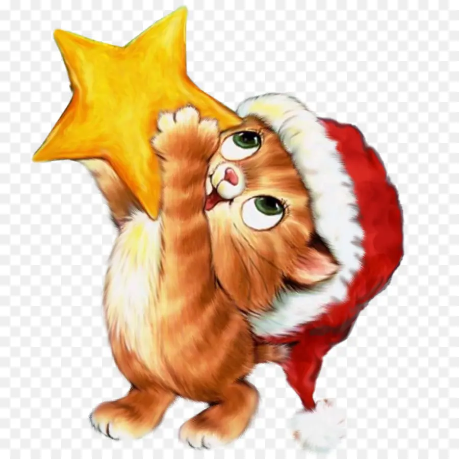 Chaton De Noël，Chat PNG