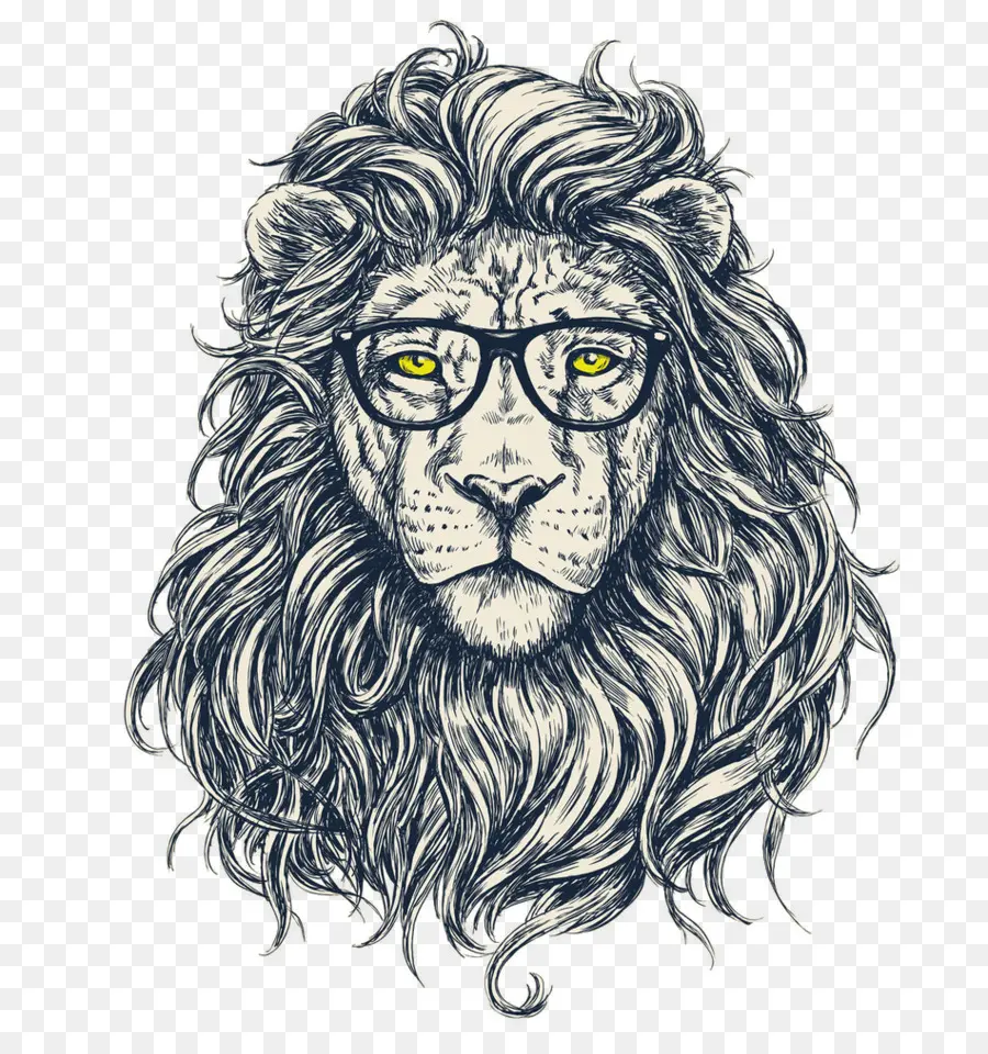Lion，Hipster PNG