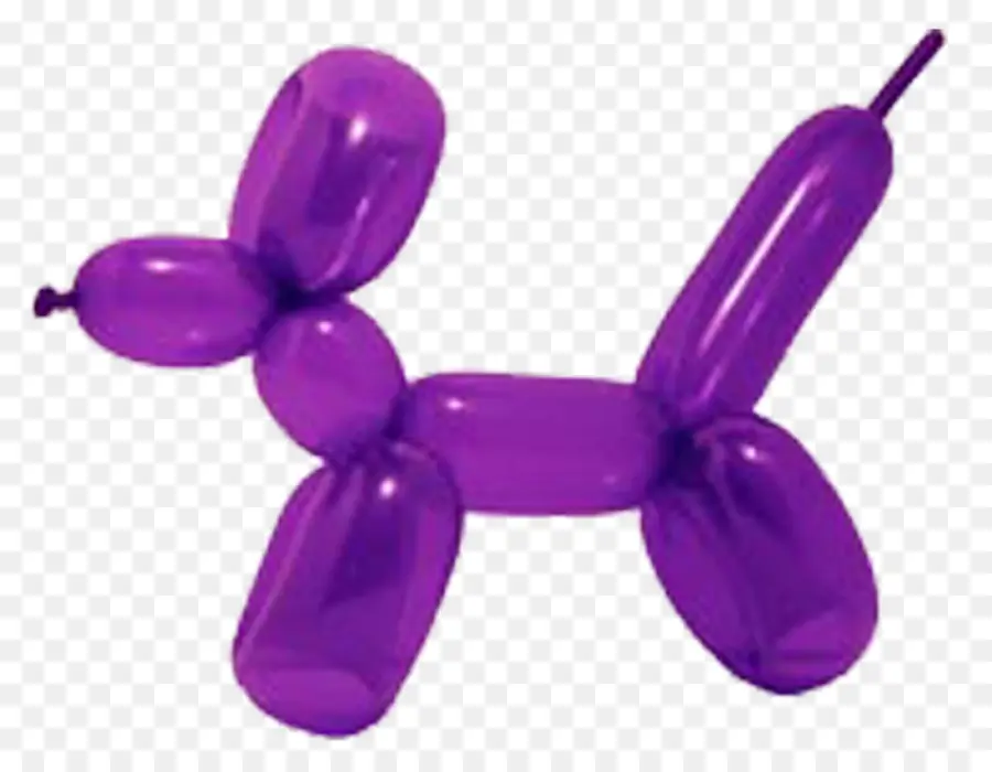 Chien Ballon，Violet PNG