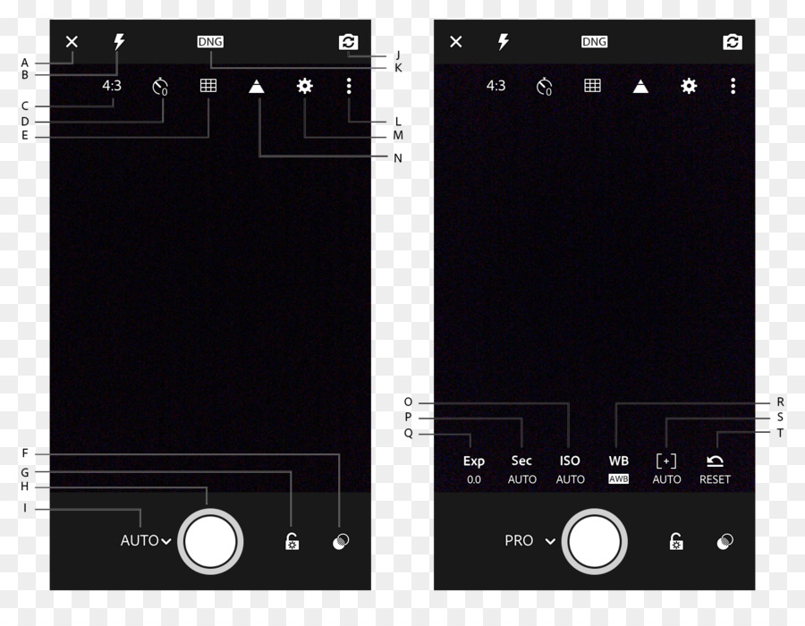 Interface Caméra，Paramètres PNG