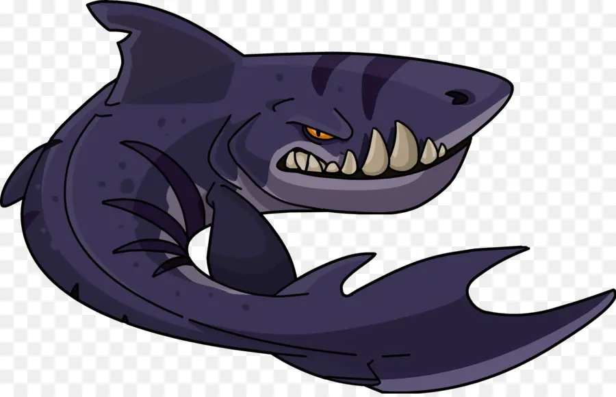 Requin De Dessin Animé，Créature Marine PNG