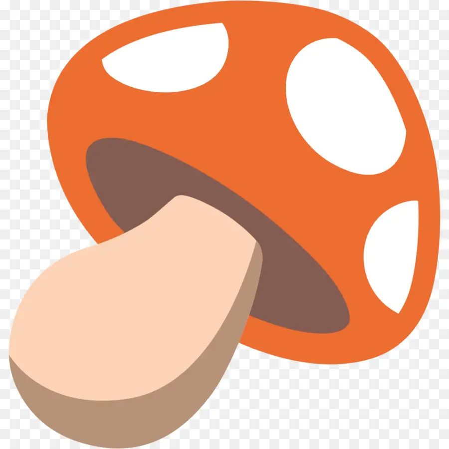 Champignon De Dessin Animé，Rouge PNG