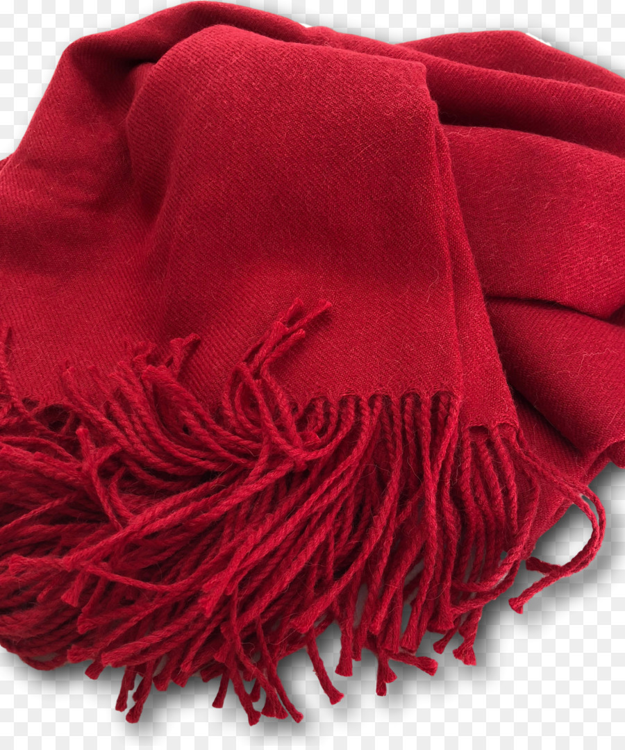 Écharpe Rouge，Tissu PNG