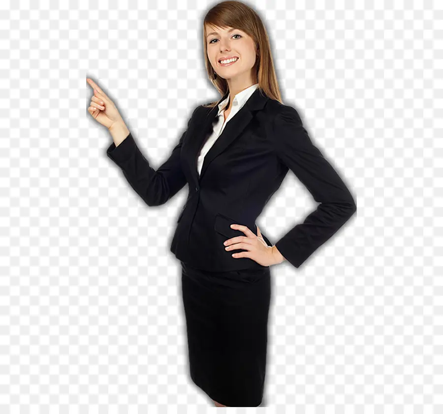 Femme En Costume Noir，Entreprise PNG