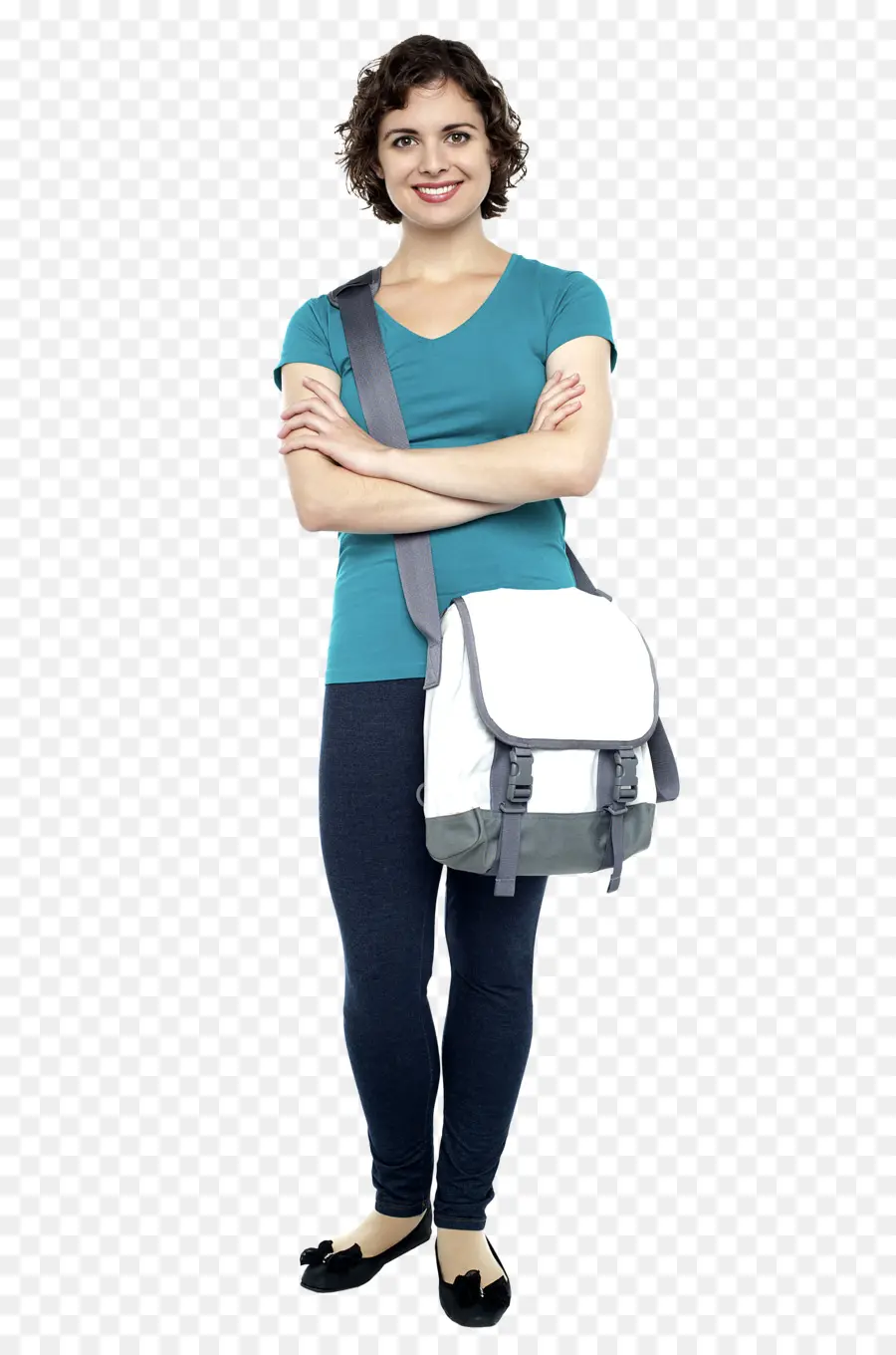 Femme Avec Sac，Femelle PNG