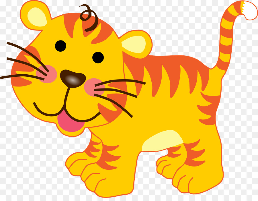 Tigre De Dessin Animé，Mignon PNG