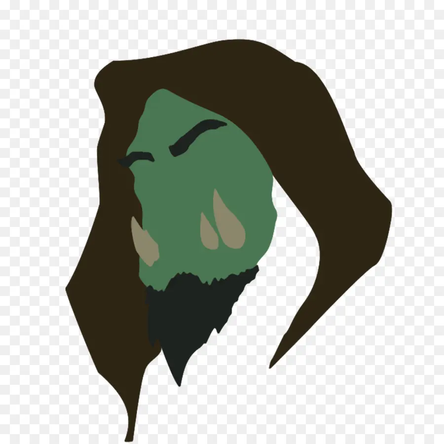 Visage Vert，Barbe PNG