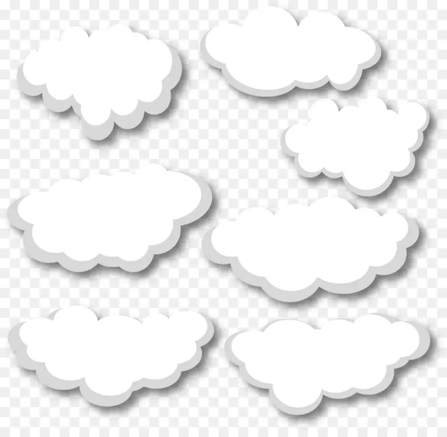 Nuages ​​blancs，Nuages PNG