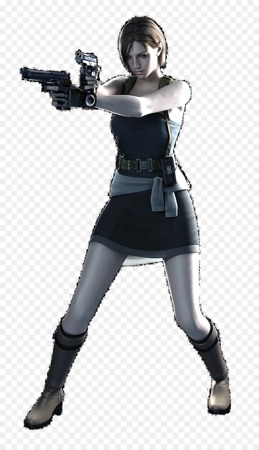 Personnage Féminin，Pistolet PNG