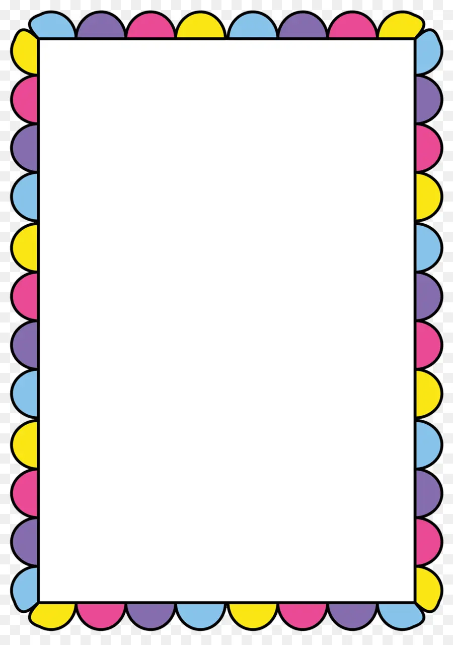 Bordure Colorée，Décoration PNG