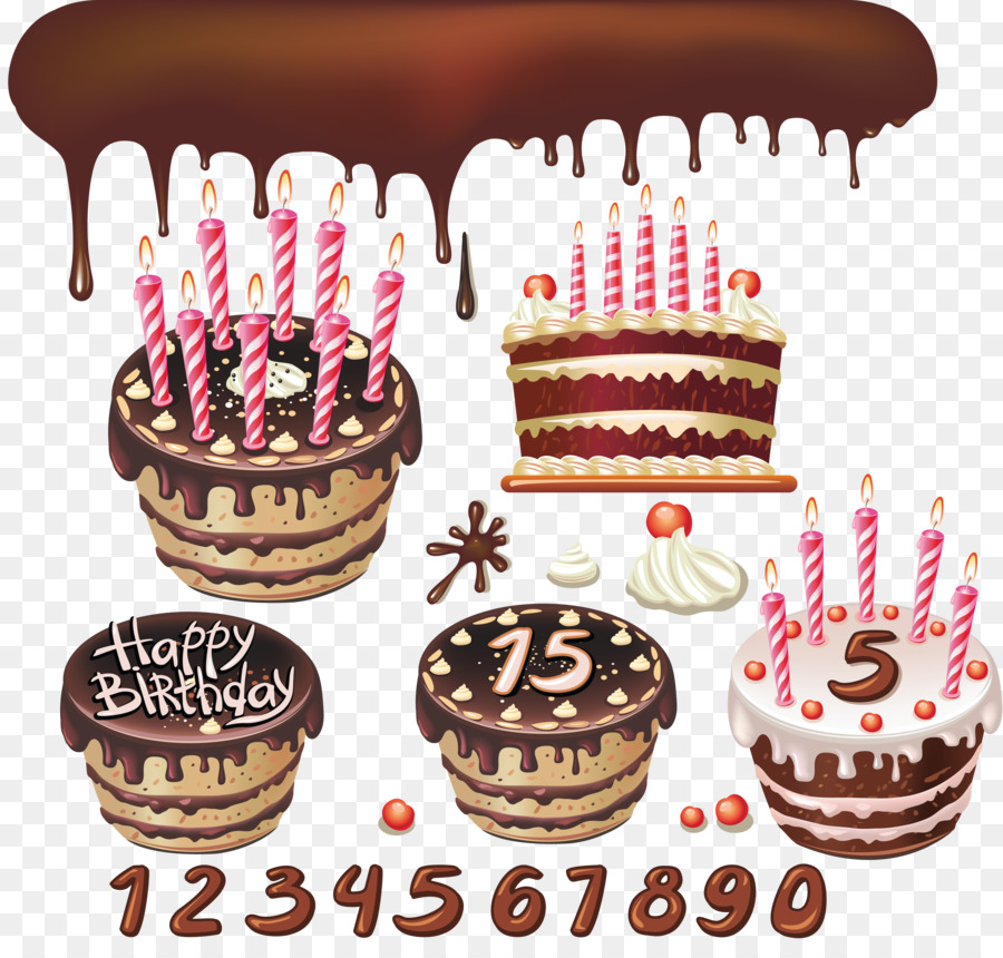 Gâteaux D'anniversaire，Bougies PNG