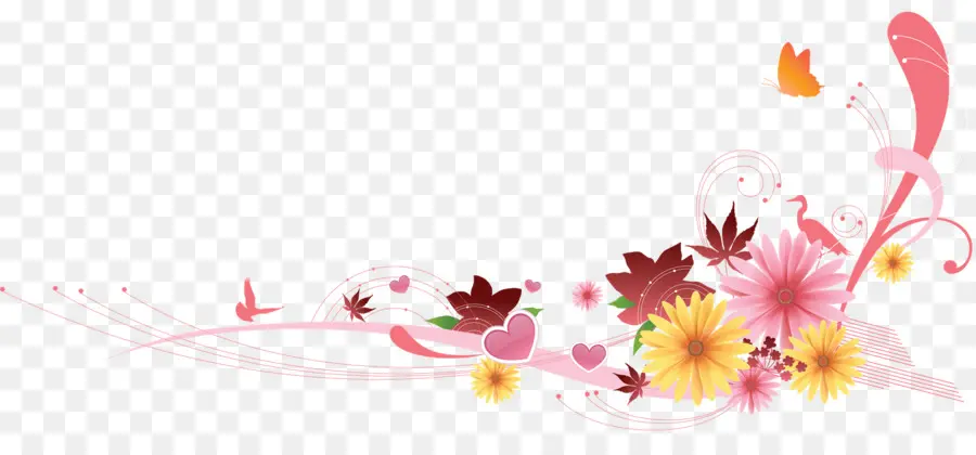 Design Floral，Fleur PNG