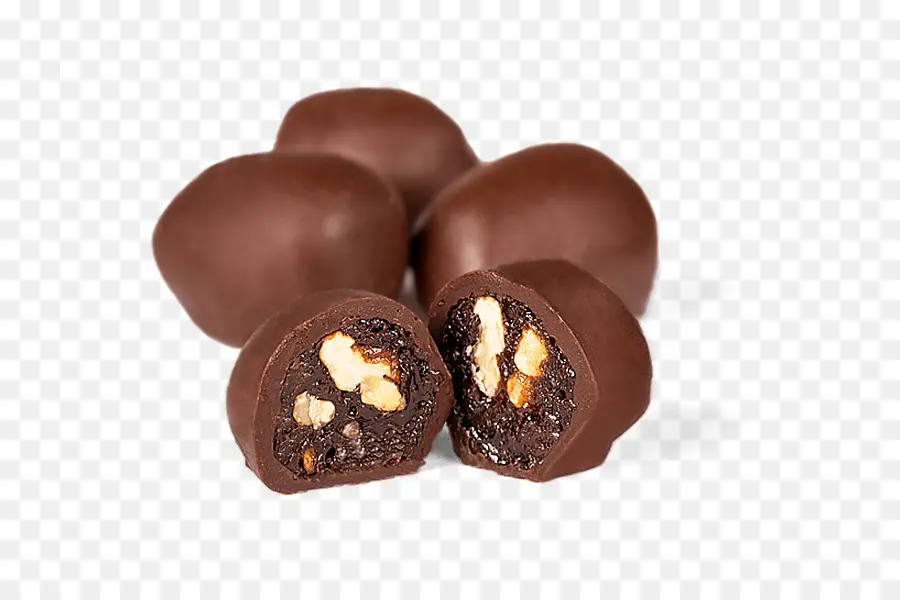 Truffes Au Chocolat，Noix PNG