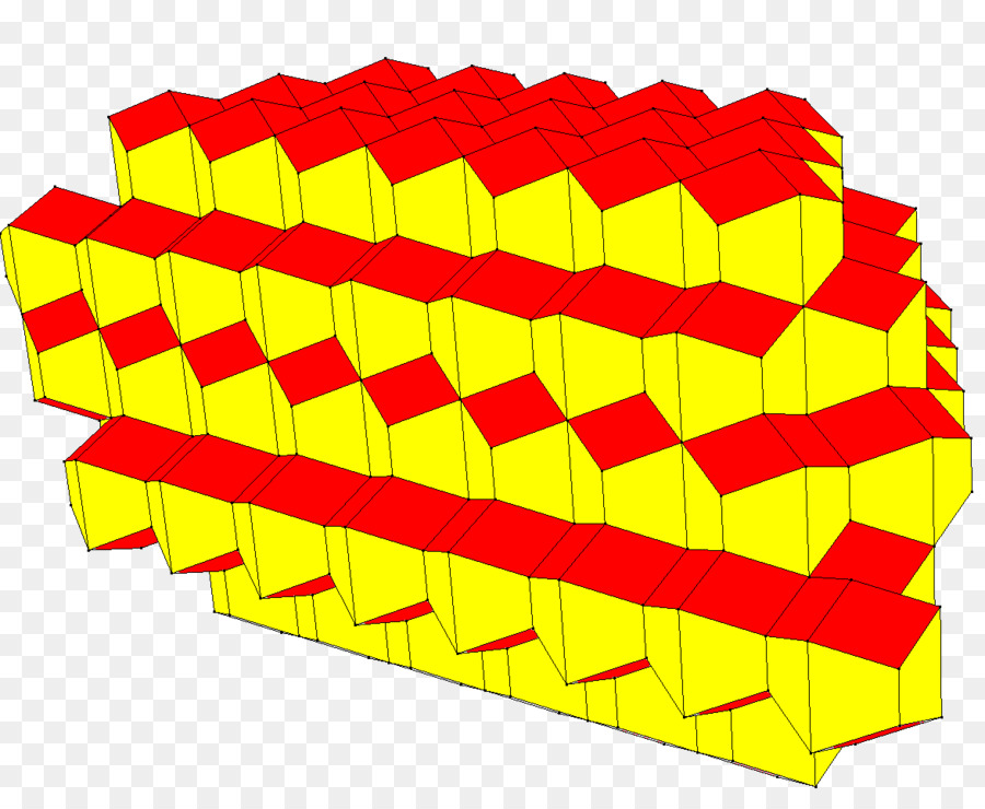 Dodécaèdre Rhombique，La Tessellation PNG