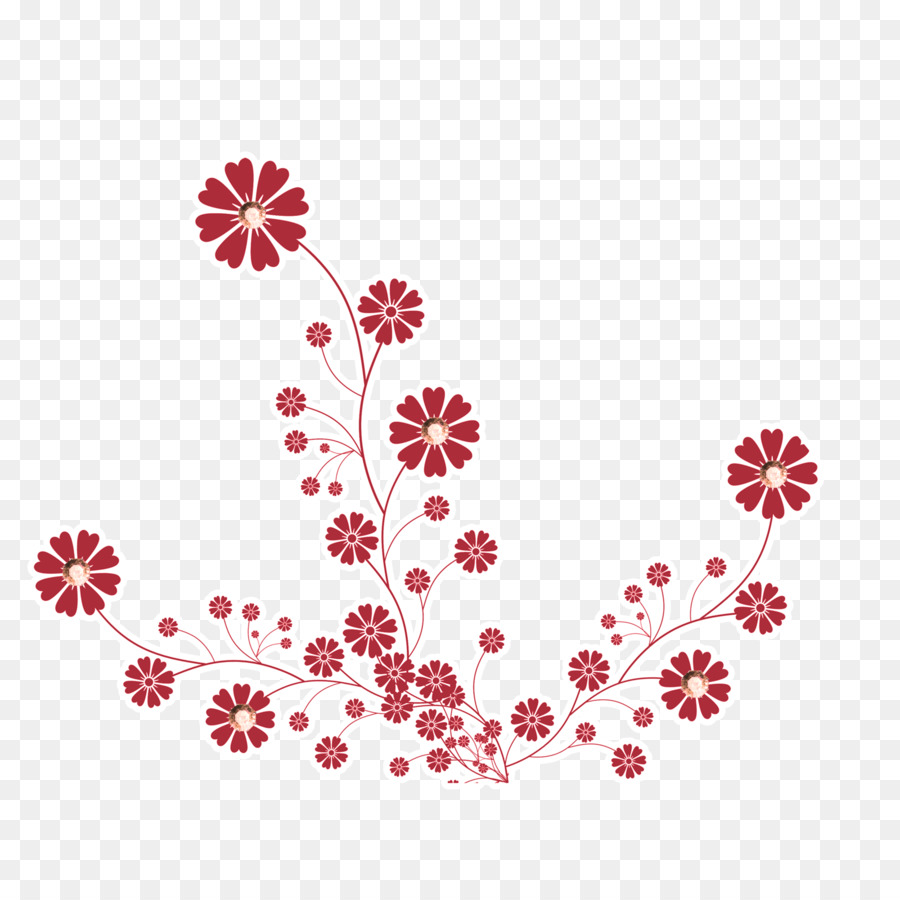 Fleurs Rouges，Fleurs PNG