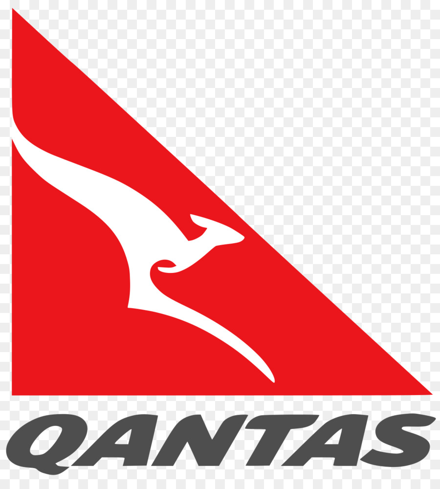 Logo Qantas，Compagnie Aérienne PNG