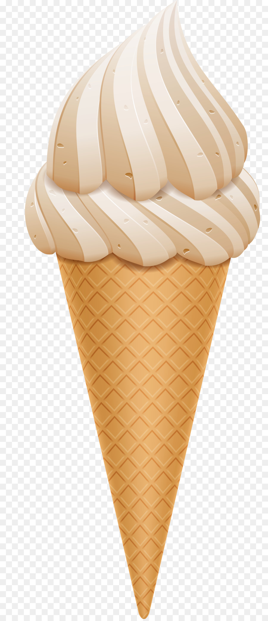 Cornet De Crème Glacée，Dessert PNG