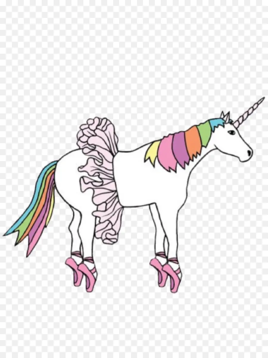 Licorne，Arc En Ciel PNG