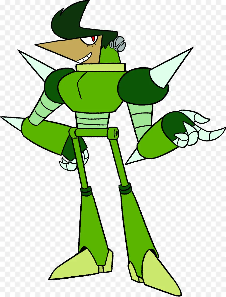 Robot Vert，Pointes PNG