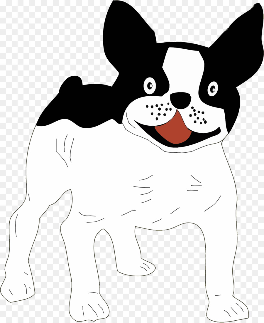 Chien Noir Et Blanc，Animal De Compagnie PNG