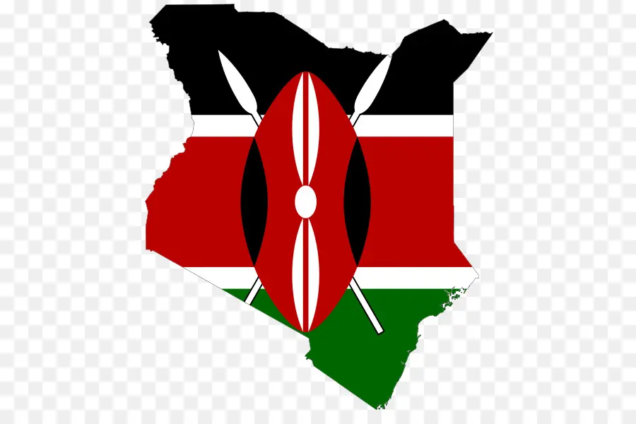 Drapeau Du Kenya，Carte PNG