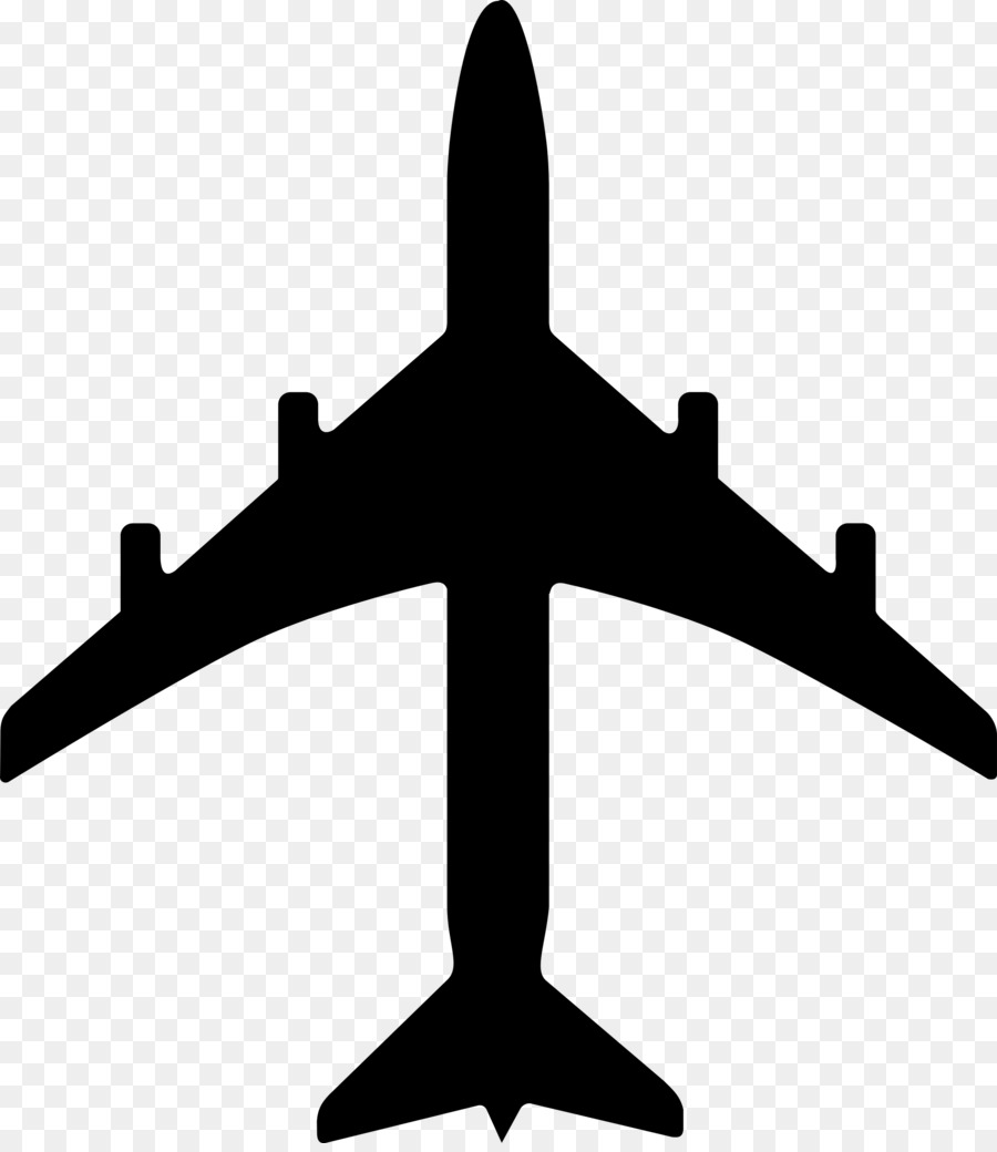 Silhouette D'avion，Aéronef PNG