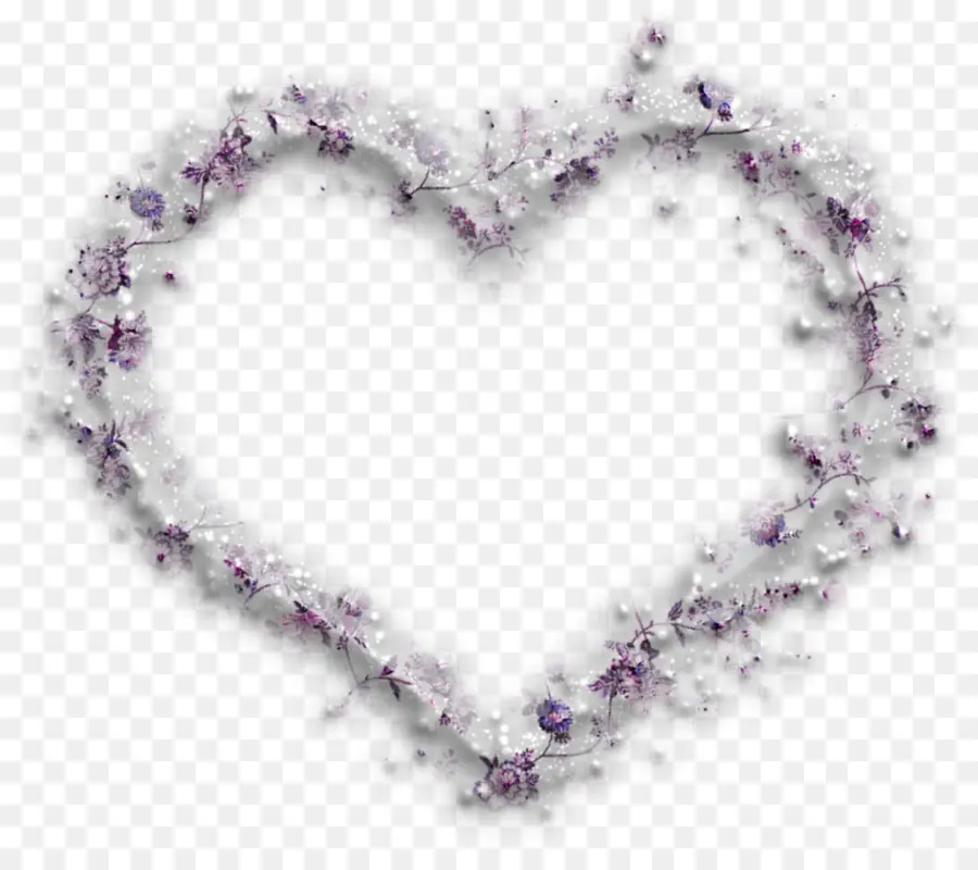 Forme De Coeur，Floral PNG