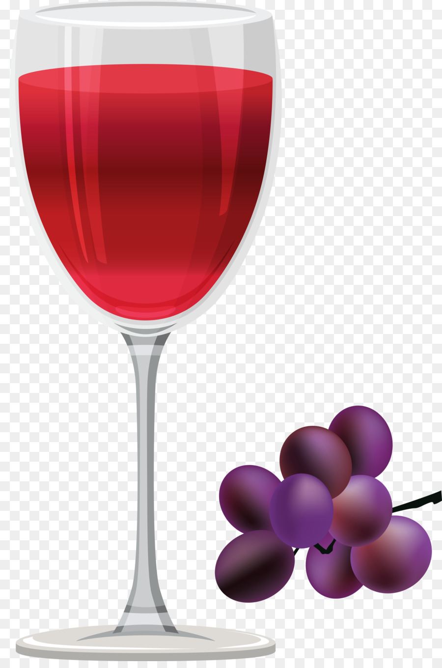 Vin Et Raisins，Verre PNG