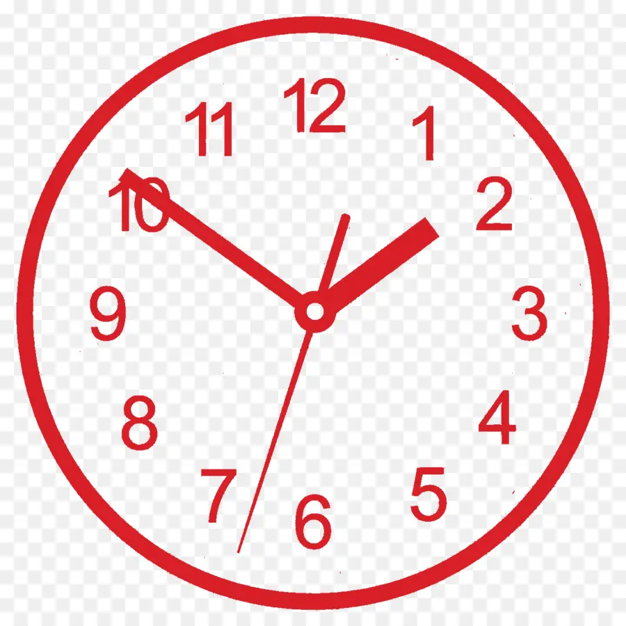 Horloge，Rouge PNG