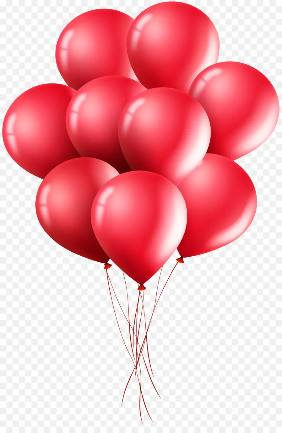 Ballons Roses，Faire La Fête PNG