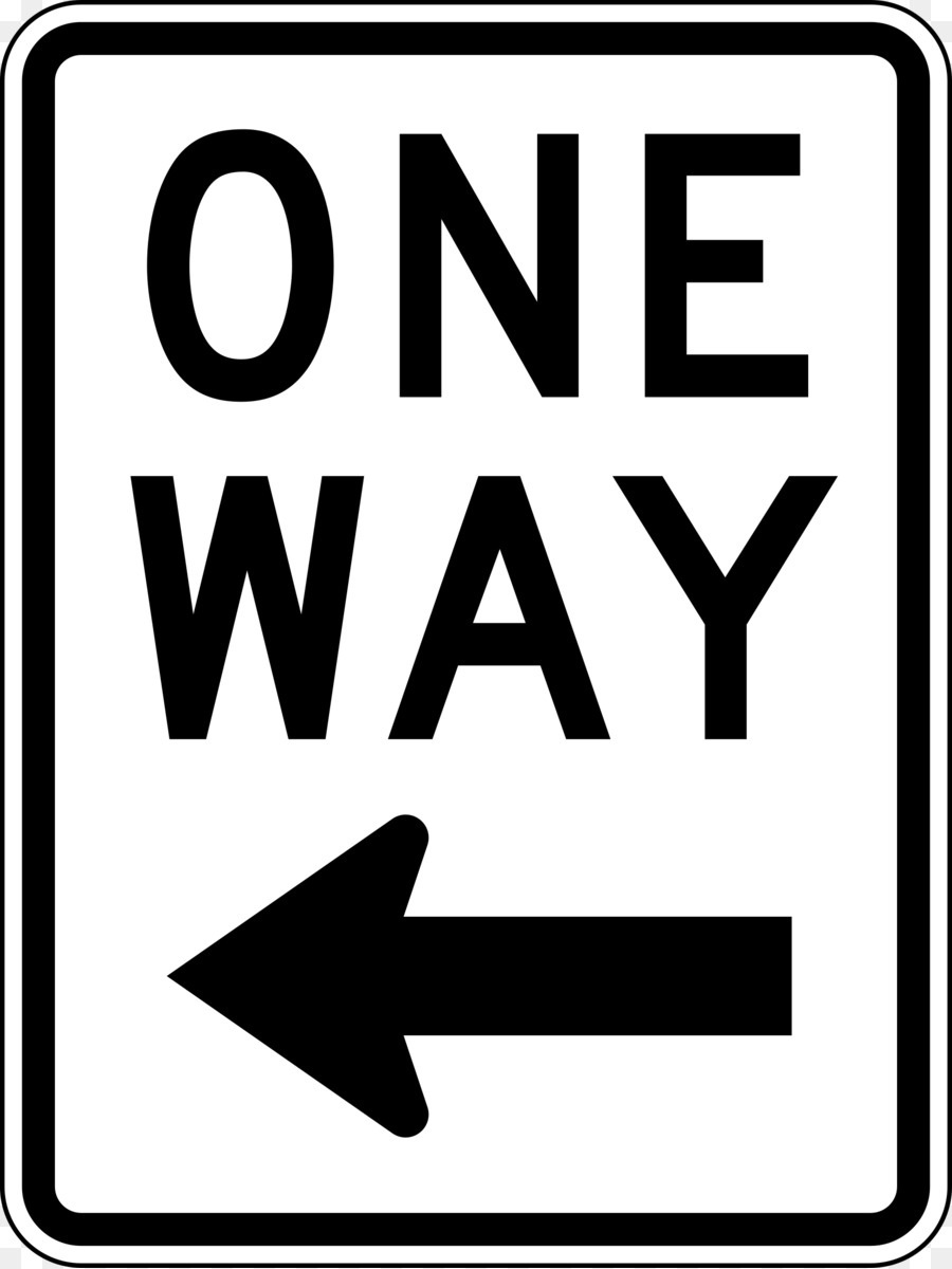 Signe De La Circulation，Oneway Trafic PNG