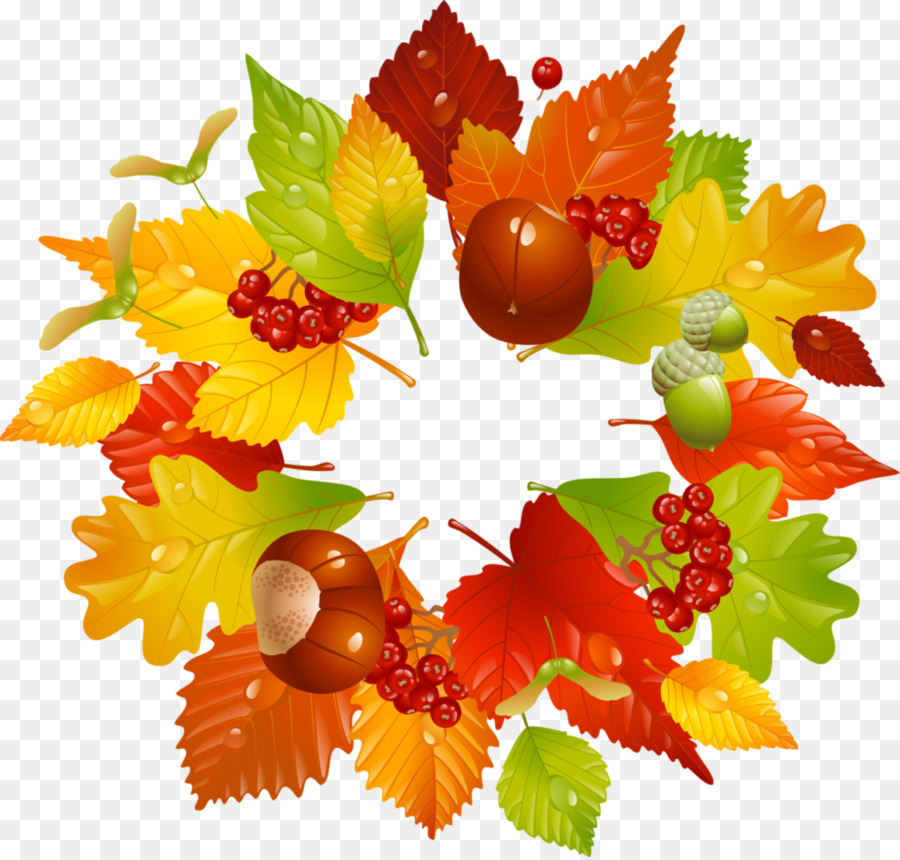 Couronne D'automne，Feuilles PNG