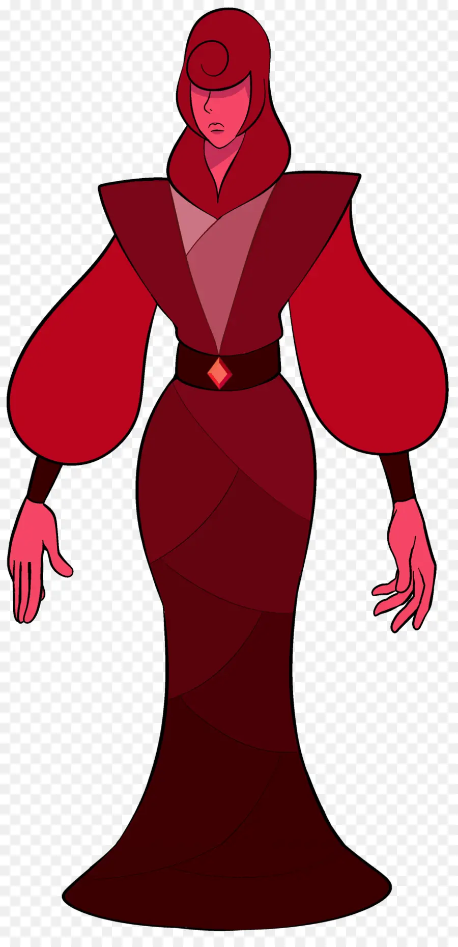 Personnage Habillé En Rouge，Robe Rouge PNG