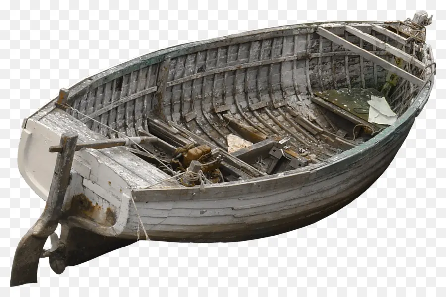 Vieux Bateau En Bois，En Bois PNG