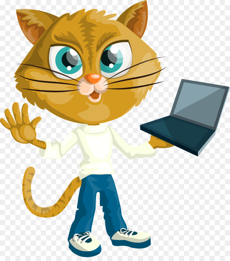 Chat，Ordinateur Portable PNG